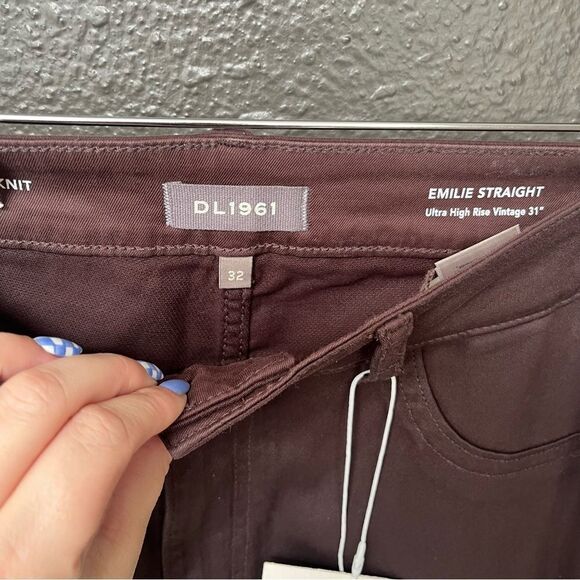 DL1961 EMILIE STRAIGHT IN DARK COCOA - Picture 9 of 15